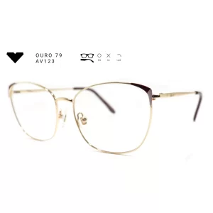 ouro 79 av123 armacao oculos de grau feminino milano vizzano otica vision dor aracaju