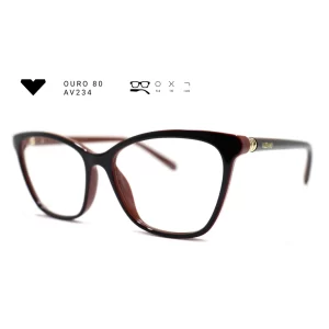 ouro 80 av234 armacao oculos de grau feminino milano vizzano otica vision dor aracaju