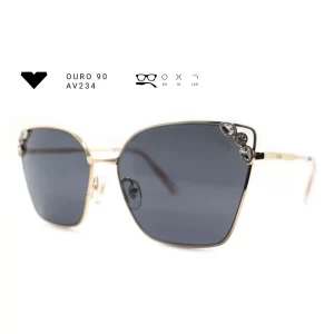 ouro 90 av234 armacao oculos de sol feminino milano vizzano otica vision dor aracaju