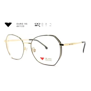 ouro 95 av123 armacao oculos de grau feminino milano vizzano otica vision dor aracaju