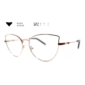 rose av345 armacao oculos de grau feminino milano vizzano otica vision dor aracaju
