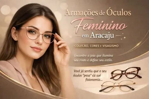 Armações de Óculos Feminino em Aracaju - Coleção Premium Vision D'Or