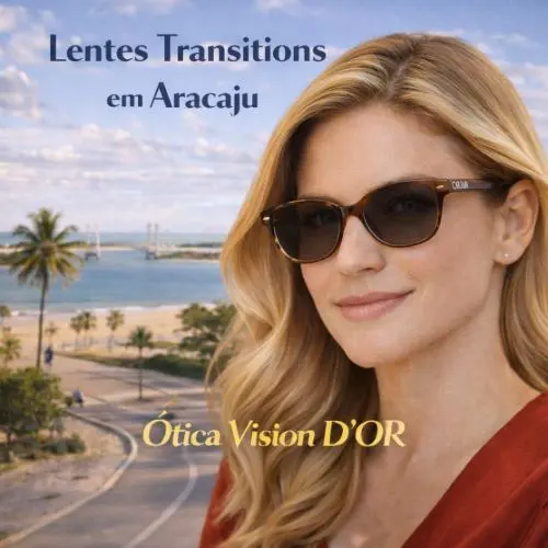 Lentes Transitions em Aracaju - Tecnologia que escurece no sol da Orla de Atalaia