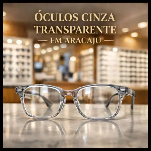 Guia Ótica Vision D'OR – Óculos de Grau e de Sol em Aracaju Óculos Cinza Transparente em Aracaju – Modernidade, Visagismo e Estilo Cristal