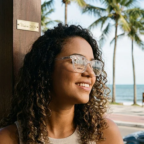 Guia Ótica Vision D'OR – Óculos de Grau e de Sol em Aracaju Óculos Colcci Transparente em Aracaju – Estilo Cristal, Originalidade e Visagismo
