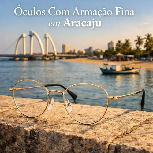 Guia Ótica Vision D'OR – Óculos de Grau e de Sol em Aracaju Óculos Com Armação Fina em Aracaju – Leveza, Discreção e Visagismo Técnico