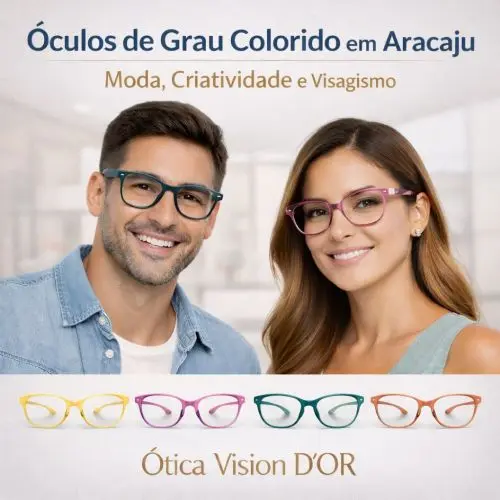 Guia Ótica Vision D'OR – Óculos de Grau e de Sol em Aracaju Óculos Com Lente Rosa em Aracaju – Estilo Fashion, Proteção e Visagismo