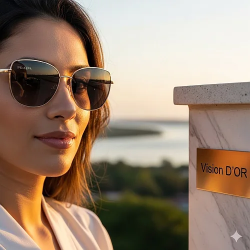 Guia Ótica Vision D'OR – Óculos de Grau e de Sol em Aracaju Óculos Da Prada Preço em Aracaju – Luxo Original, Sofisticação e Visagismo de Elite