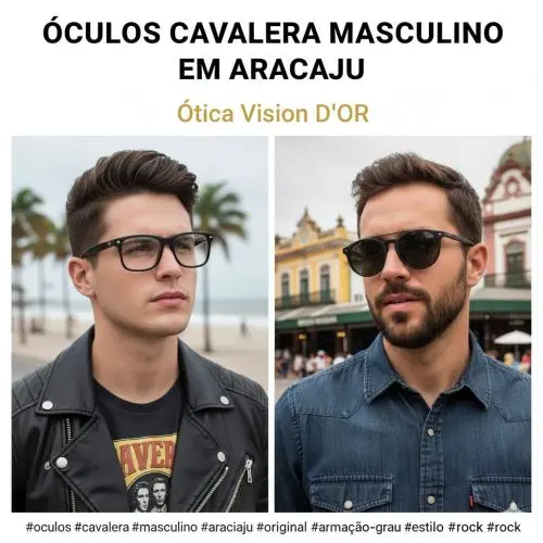 Guia Ótica Vision D'OR – Óculos de Grau e de Sol em Aracaju Óculos De Grau Cavalera Masculino em Aracaju – Atitude Rock e Visagismo