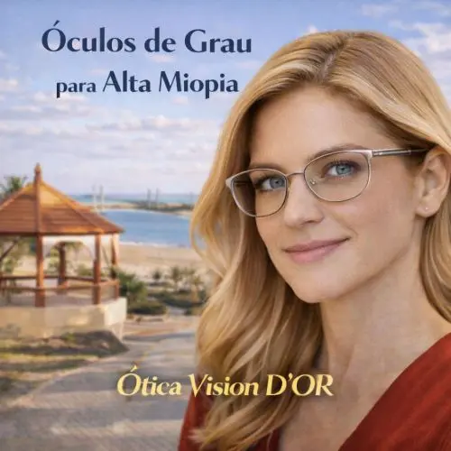 Guia Ótica Vision D'OR – Óculos de Grau e de Sol em Aracaju Óculos de Grau para Alta Miopia em Aracaju – Lentes Finas e Visagismo