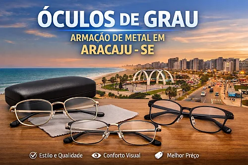Guia Ótica Vision D'OR – Óculos de Grau e de Sol em Aracaju Óculos De Grau Armação De Metal em Aracaju – Resistência, Leveza e Titânio
