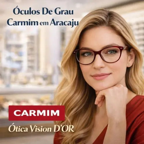Guia Ótica Vision D'OR – Óculos de Grau e de Sol em Aracaju Óculos de Grau Carmim em Aracaju – Sofisticação Urbana, Design e Visagismo