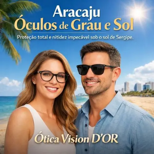 Aracaju Óculos de Grau e Sol - Consultoria de Visagismo na Ótica Vision D'Or