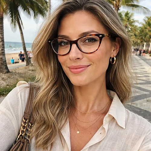 Óculos de grau feminino moderno em Aracaju - Coleção Vision D'Or no Bairro São José