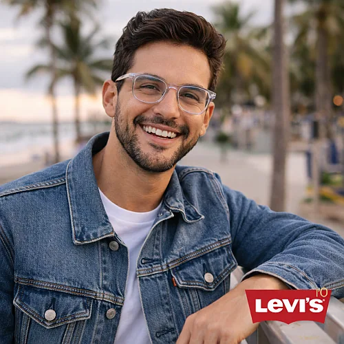 Armação de óculos de grau Levi's original em Aracaju na Ótica Vision D'Or