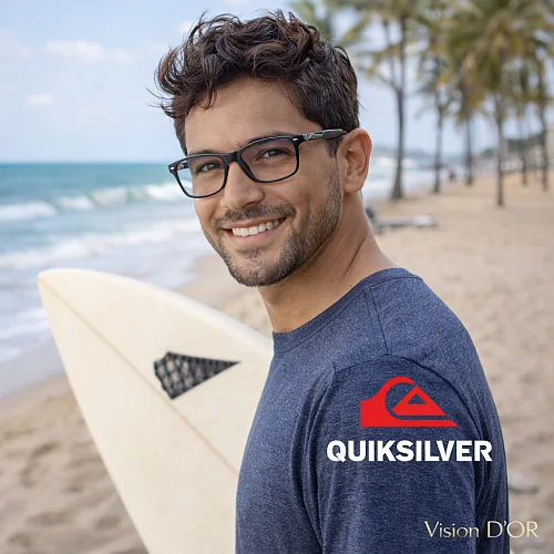 Guia Ótica Vision D'OR – Óculos de Grau e de Sol em Aracaju Óculos de Grau Quiksilver em Aracaju – Estilo Surf, Resistência e Visagismo