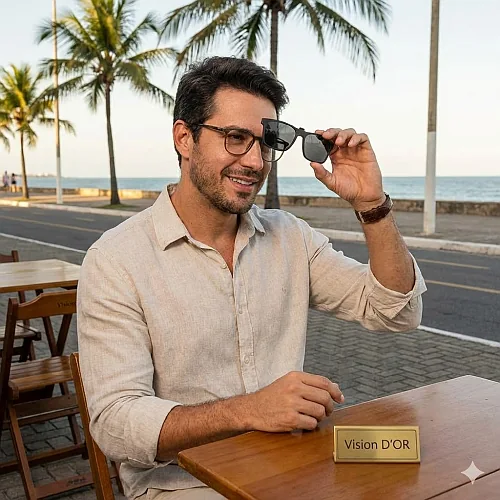Guia Ótica Vision D'OR – Óculos de Grau e de Sol em Aracaju Óculos com Lente Escura Removível em Aracaju – Praticidade e Visagismo