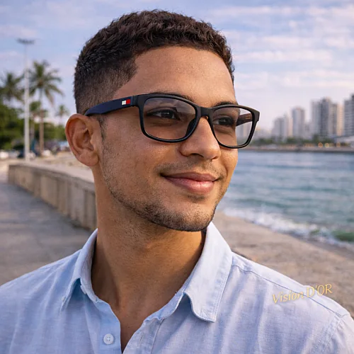 Guia Ótica Vision D'OR – Óculos de Grau e de Sol em Aracaju Óculos Tommy Hilfiger Masculino em Aracaju – Estilo Clássico, Originalidade e Visagismo