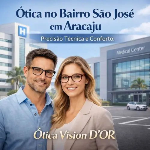 Ótica no Bairro São José em Aracaju - Vision D'Or na Galeria Flora Center