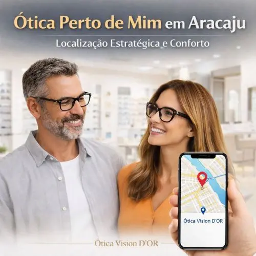Localização da Ótica Vision D'Or no Bairro São José em Aracaju - Conveniência perto de você