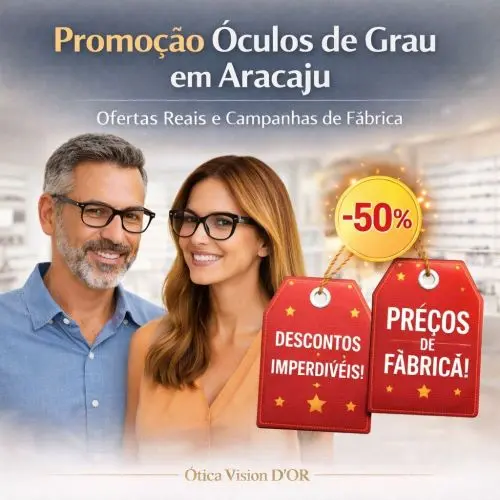 Promoção de Óculos de Grau em Aracaju - Ofertas Reais Vision D'Or