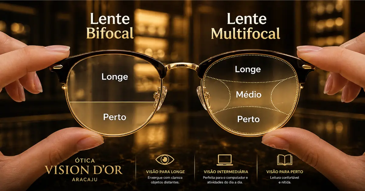 Guia Ótica Vision D'OR – Óculos de Grau e de Sol em Aracaju Ofertas em Lentes Multifocais em Aracaju: Visão Nítida e Adaptação Garantida