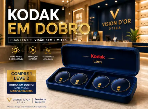 Guia Ótica Vision D'OR – Óculos de Grau e de Sol em Aracaju Lentes Kodak em Aracaju: Preço, Tecnologia e Garantia de Adaptação Vision D’Or