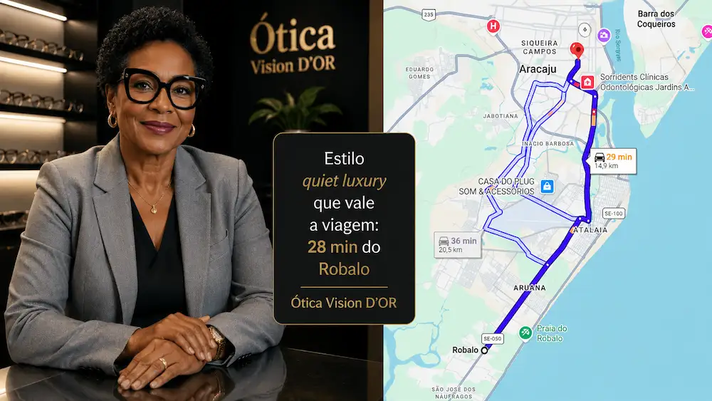 Guia Ótica Vision D'OR – Óculos de Grau e de Sol em Aracaju Ótica no Bairro Robalo? A Vision D’Or Está a Apenas 28 Min.