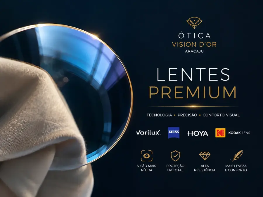 Lentes com Antirreflexo em Aracaju | Vision D’Or