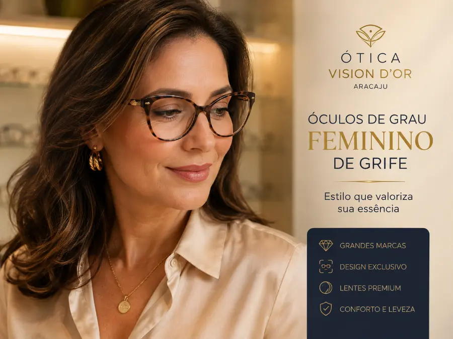 Óculos de Grau Femininos em Aracaju | Vision D’Or